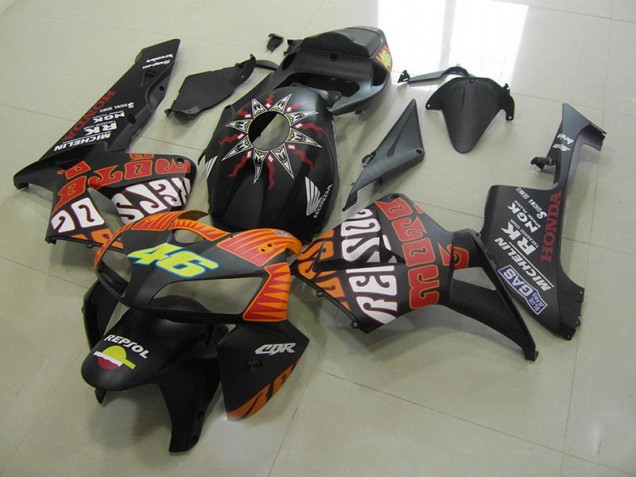 Carénage Moto Honda CBR 600 RR 05-06 - Rossi Noir Mat Carénage Moto Honda CBR 600 RR 05-06 - Rossi Noir Mat