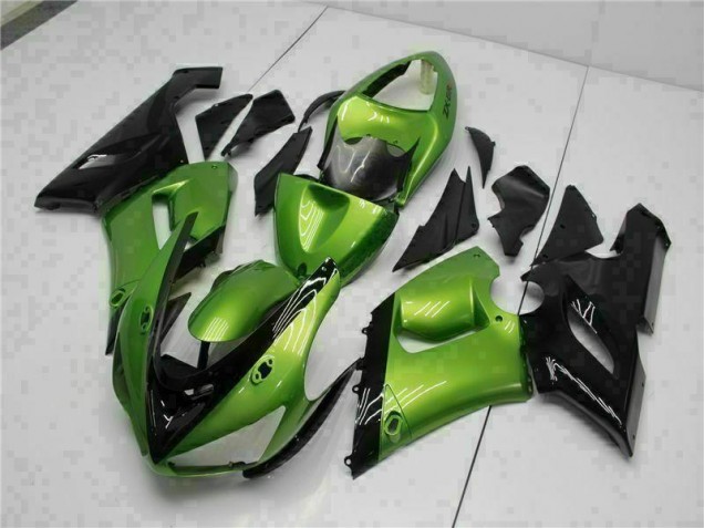 Kit Carénages Motos & Plastique Kawasaki ZX6R 05-06 - Vert