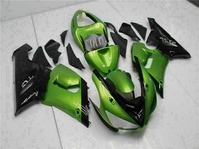Kit Carénages Motos & Plastique Kawasaki ZX6R 05-06 - Vert