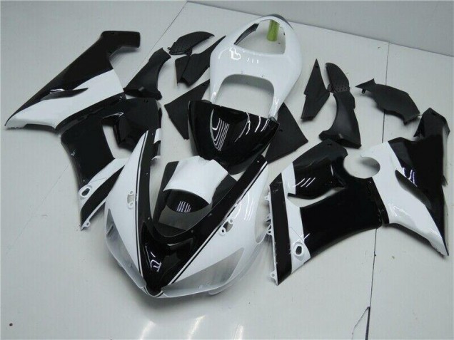 Carénage Moto Kawasaki ZX6R 05-06 - Noir Blanc