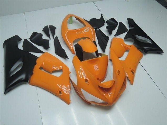 Carénage Moto Kawasaki ZX6R 05-06 - Orange Noir
