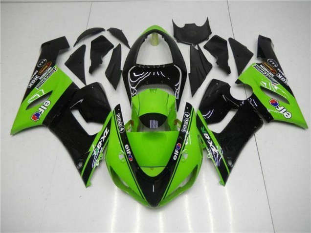 Carrosserie Moto Kawasaki ZX6R 05-06 - Vert Carrosserie Moto Kawasaki ZX6R 05-06 - Vert