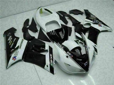 Carénages Moto Kawasaki ZX6R 05-06 - Rouge Noir Bon Marché