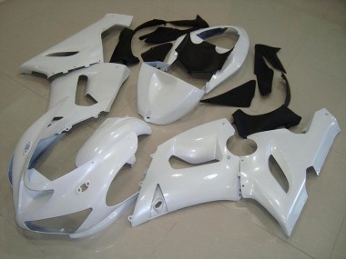 Carénage Moto Kawasaki ZX6R 05-06 - Dark Blanc Nacré Bon Marché