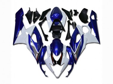 Carrosserie Moto Suzuki GSXR 1000 K5 05-06 - Blanc Bleu Bon Marché
