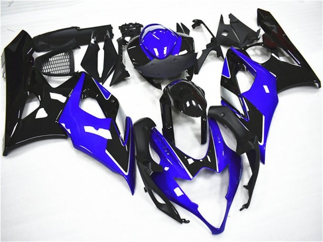Kit Carénages Motos Complet Suzuki GSXR 1000 K5 05-06 - Bleu Noir Kit Carénages Motos Complet Suzuki GSXR 1000 K5 05-06 - Bleu Noir