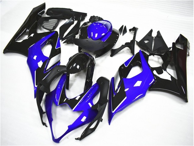 Kit Carénages Motos Complet Suzuki GSXR 1000 K5 05-06 - Bleu Noir Kit Carénages Motos Complet Suzuki GSXR 1000 K5 05-06 - Bleu Noir
