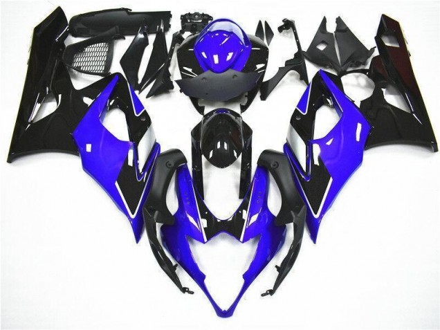 Kit Carénages Motos Complet Suzuki GSXR 1000 K5 05-06 - Bleu Noir Kit Carénages Motos Complet Suzuki GSXR 1000 K5 05-06 - Bleu Noir