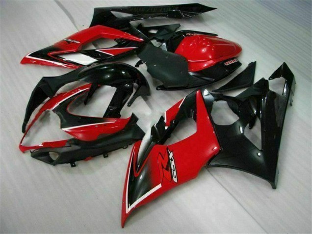 Kit Carénages Motos Complet Suzuki GSXR 1000 K5 05-06 - Rouge Noir Kit Carénages Motos Complet Suzuki GSXR 1000 K5 05-06 - Rouge Noir