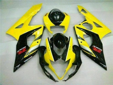 Carénage Moto Suzuki GSXR 1000 K5 05-06 - Jaune Noir Bon Marché