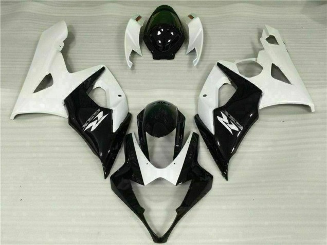 Carénages Moto Suzuki GSXR 1000 K5 05-06 - Blanc Noir Carénages Moto Suzuki GSXR 1000 K5 05-06 - Blanc Noir