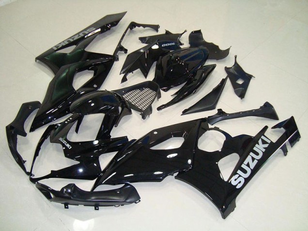 Carénage Moto Suzuki GSXR 1000 K5 05-06 - Noir Argent Décalque Carénage Moto Suzuki GSXR 1000 K5 05-06 - Noir Argent Décalque
