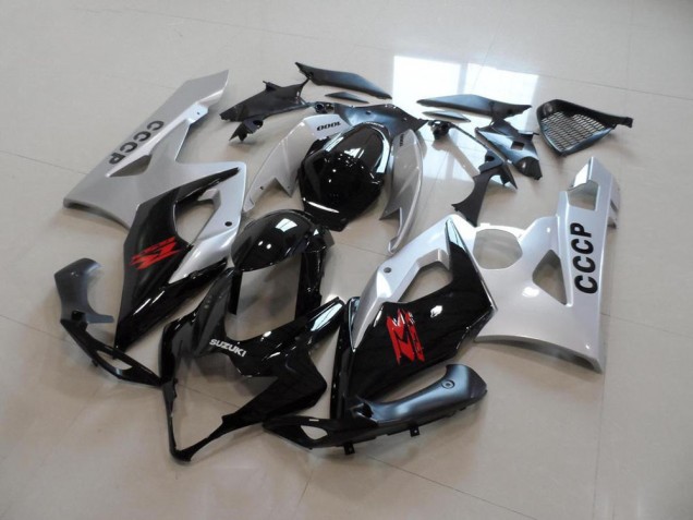 Carénage Moto Suzuki GSXR 1000 K5 05-06 - Argent Noir Carénage Moto Suzuki GSXR 1000 K5 05-06 - Argent Noir