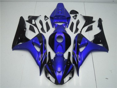 Carénage Moto Honda CBR 1000 RR 06-07 - Bleu Noir Bon Marché