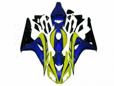 Carénage Moto Honda CBR 1000 RR 06-07 - Bleu Jaune Bon Marché