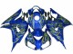 Carénage Moto Honda CBR 1000 RR 06-07 - Jaune Flamme Bleu Carénage Moto Honda CBR 1000 RR 06-07 - Jaune Flamme Bleu