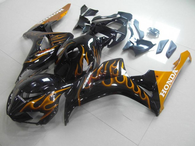 Carénage Moto Honda CBR 1000 RR 06-07 - Or Flamme Carénage Moto Honda CBR 1000 RR 06-07 - Or Flamme