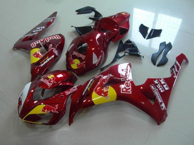 Carénage Moto Honda CBR 1000 RR 06-07 - Rouge Bonbon Red Bull Bon Marché