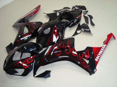 Carénage Moto Honda CBR 1000 RR 06-07 - Rouge Flamme Bon Marché