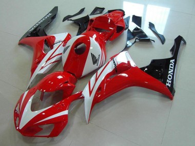 Carénage Moto Honda CBR 1000 RR 06-07 - Rouge Blanc Bon Marché