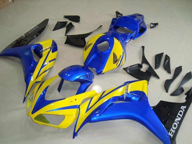 Carénage Moto Honda CBR 1000 RR 06-07 - Jaune Bleu Noir Carénage Moto Honda CBR 1000 RR 06-07 - Jaune Bleu Noir