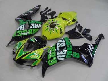 Carénage Moto Honda CBR 1000 RR 06-07 - Jaune Vert Rossi Bon Marché