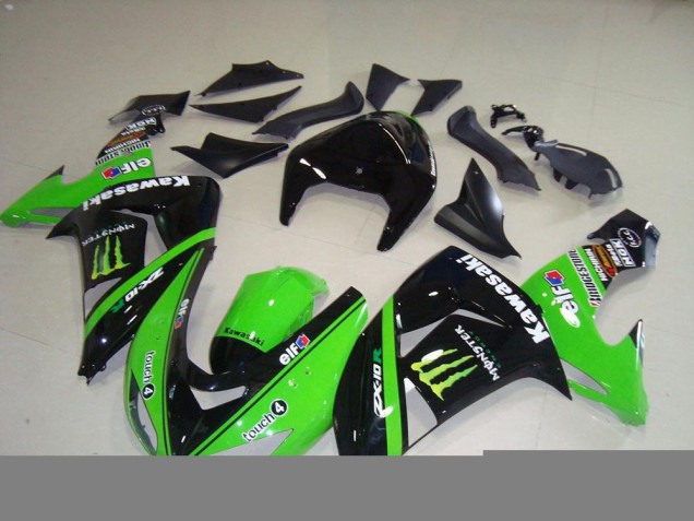 Carrosserie Moto Kawasaki ZX10R 06-07 - Vert Monster Carrosserie Moto Kawasaki ZX10R 06-07 - Vert Monster