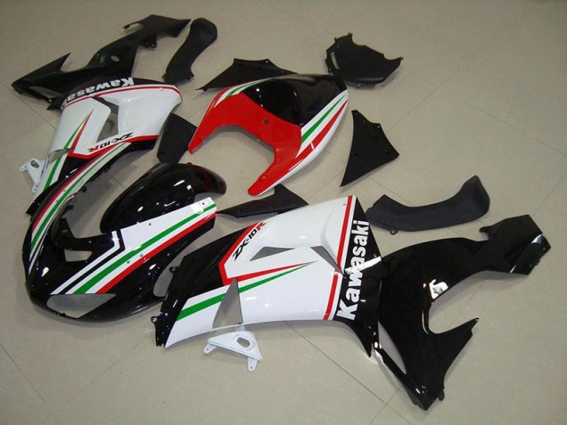 Carénage Moto Kawasaki ZX10R 06-07 - Blanc et Noir Carénage Moto Kawasaki ZX10R 06-07 - Blanc et Noir