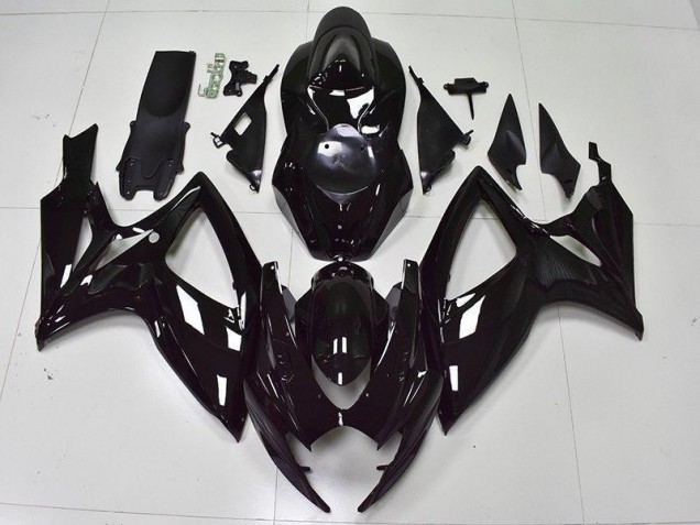 Carénage Moto Suzuki GSXR 600 / 750 K6 06-07 - Noir Brillant Carénage Moto Suzuki GSXR 600 / 750 K6 06-07 - Noir Brillant
