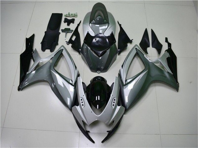 Carénages Moto Suzuki GSXR 600 / 750 K6 06-07 - Argent Gris Carénages Moto Suzuki GSXR 600 / 750 K6 06-07 - Argent Gris