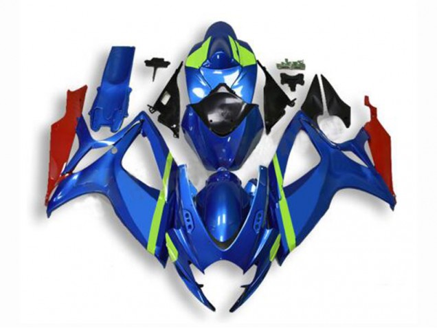 Kit Carénages Motos Suzuki GSXR 600 / 750 K6 06-07 - Bleu Kit Carénages Motos Suzuki GSXR 600 / 750 K6 06-07 - Bleu