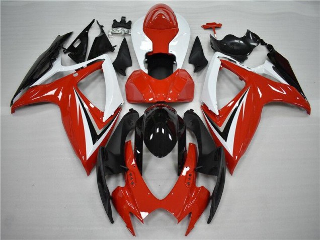 Carrosserie Moto Suzuki GSXR 600 / 750 K6 06-07 - Rouge Noir Carrosserie Moto Suzuki GSXR 600 / 750 K6 06-07 - Rouge Noir