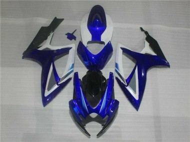Carénage Moto Suzuki GSXR 600 / 750 K6 06-07 - Bleu Blanc Bon Marché