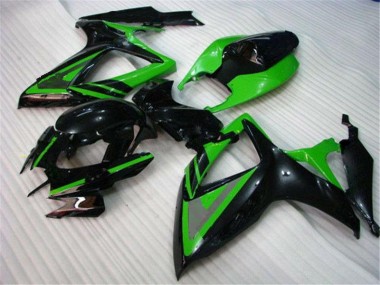 Carénage Moto Suzuki GSXR 600 / 750 K6 06-07 - Vert Noir Bon Marché