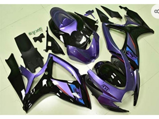 Carénage Moto Suzuki GSXR 600 / 750 K6 06-07 - Violet Noir Carénage Moto Suzuki GSXR 600 / 750 K6 06-07 - Violet Noir