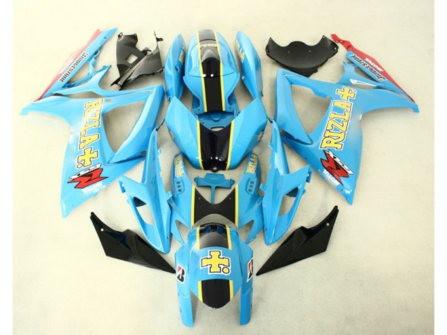 Carrosserie Moto Suzuki GSXR 600 / 750 K6 06-07 - Bleu Noir Carrosserie Moto Suzuki GSXR 600 / 750 K6 06-07 - Bleu Noir