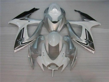Carénages Moto Suzuki GSXR 600 / 750 K6 06-07 - Blanc Argent Bon Marché