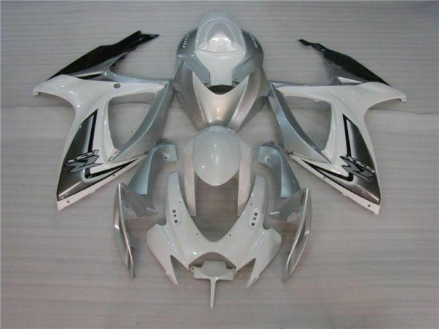 Carénages Moto Suzuki GSXR 600 / 750 K6 06-07 - Blanc Argent Carénages Moto Suzuki GSXR 600 / 750 K6 06-07 - Blanc Argent