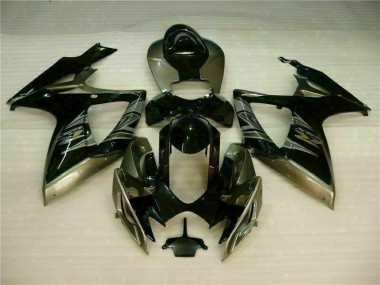 Carénages Moto Suzuki GSXR 600 / 750 K6 06-07 - Noir Gris Bon Marché