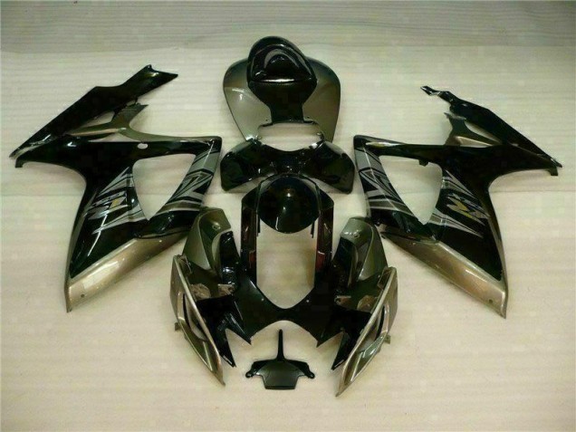Carénages Moto Suzuki GSXR 600 / 750 K6 06-07 - Noir Gris Carénages Moto Suzuki GSXR 600 / 750 K6 06-07 - Noir Gris