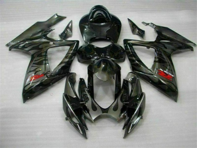 Kit Carénages Motos Complet Suzuki GSXR 600 / 750 K6 06-07 - Noir Kit Carénages Motos Complet Suzuki GSXR 600 / 750 K6 06-07 - Noir