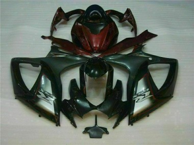 Carénage Moto Suzuki GSXR 600 / 750 K6 06-07 - Noir Rouge Bon Marché