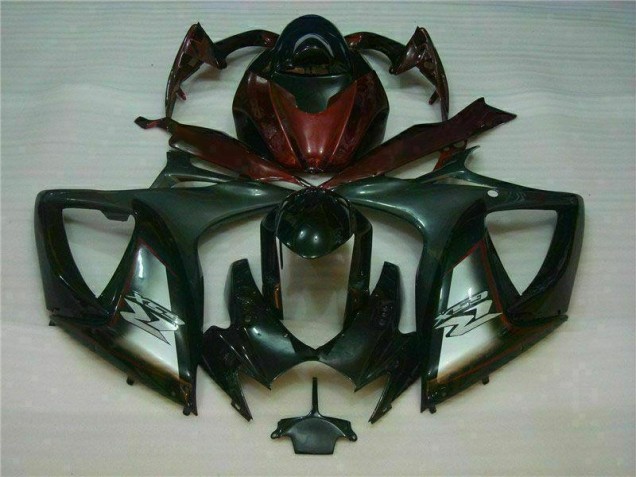 Carénage Moto Suzuki GSXR 600 / 750 K6 06-07 - Noir Rouge Carénage Moto Suzuki GSXR 600 / 750 K6 06-07 - Noir Rouge