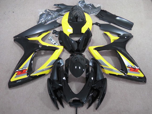 Carénage Moto Suzuki GSXR 600 K6 06-07 - Noir Jaune Carénage Moto Suzuki GSXR 600 K6 06-07 - Noir Jaune