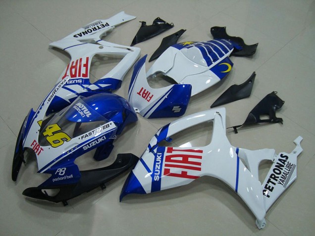 Carénage Moto Suzuki GSXR 750 K6 06-07 - Bleu Blanc Fiat 46 Carénage Moto Suzuki GSXR 750 K6 06-07 - Bleu Blanc Fiat 46