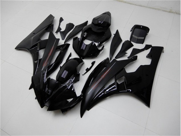 Carénage Moto Yamaha R6 06-07 - Brillant Noir Mat Carénage Moto Yamaha R6 06-07 - Brillant Noir Mat