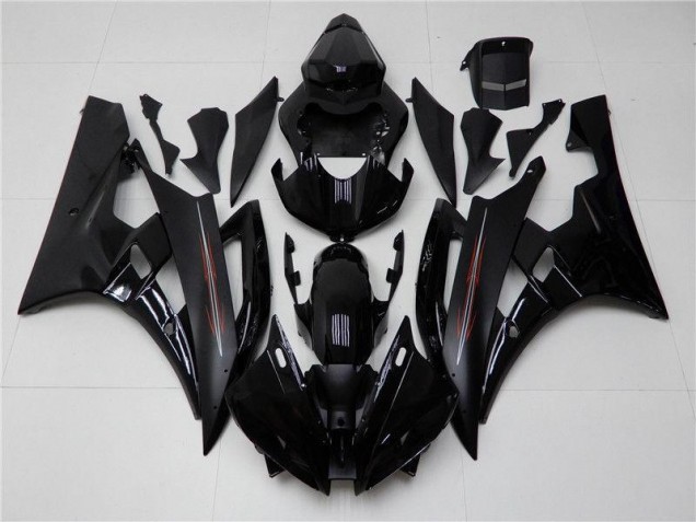 Carénage Moto Yamaha R6 06-07 - Brillant Noir Mat Carénage Moto Yamaha R6 06-07 - Brillant Noir Mat