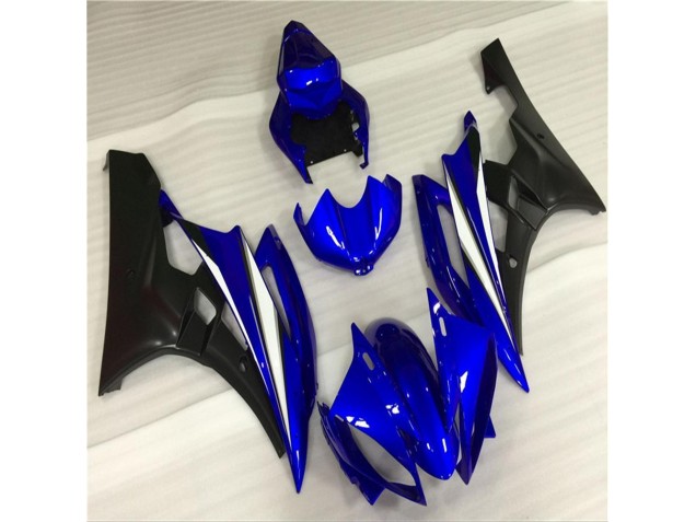 Kit Carénages Motos Complet Yamaha R6 06-07 - Bleu Noir Kit Carénages Motos Complet Yamaha R6 06-07 - Bleu Noir