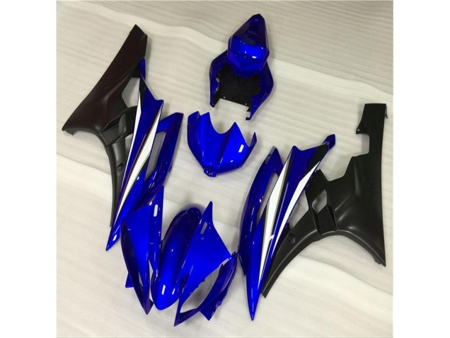 Kit Carénages Motos Complet Yamaha R6 06-07 - Bleu Noir Kit Carénages Motos Complet Yamaha R6 06-07 - Bleu Noir