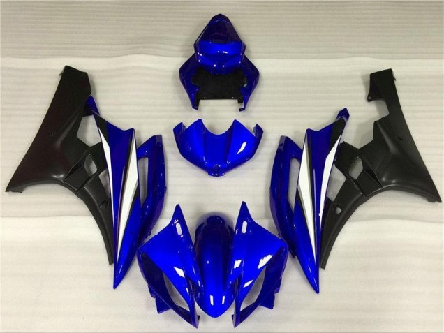 Kit Carénages Motos Complet Yamaha R6 06-07 - Bleu Noir Kit Carénages Motos Complet Yamaha R6 06-07 - Bleu Noir